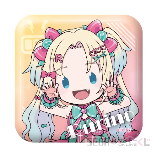 F賞-5 スクエア缶バッジ 大沢 瑠璃乃 [約W5×H5cm]