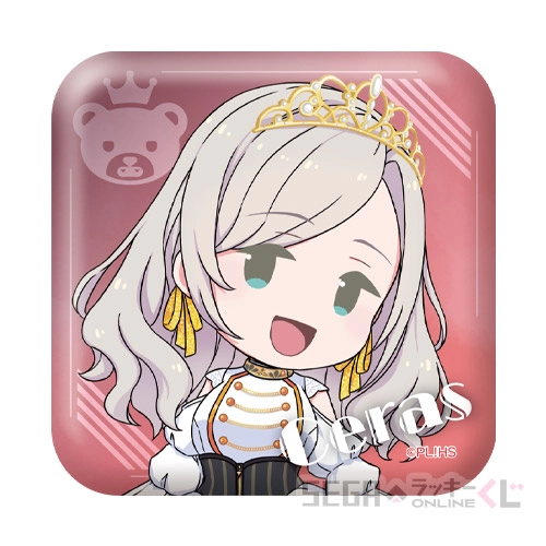 F賞-9 スクエア缶バッジ セラス 柳田 リリエンフェルト B [約W5×H5cm]
