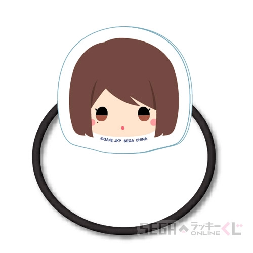 F賞-5 アクリルヘアゴム 家入硝子A [約4×4cm]