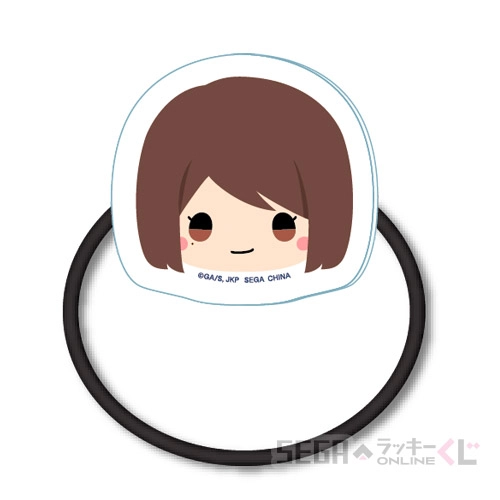 F賞-6 アクリルヘアゴム 家入硝子B [約4×4cm]
