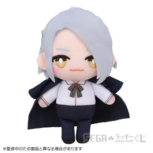 B賞-12 ぬいぐるみマスコット 雪白 東 [約W6cm×H10cm]