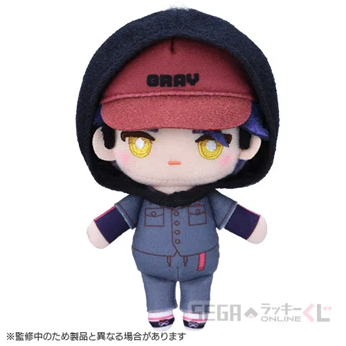 B賞-2 ぬいぐるみマスコット 兵頭 十座 [約W6cm×H10cm]