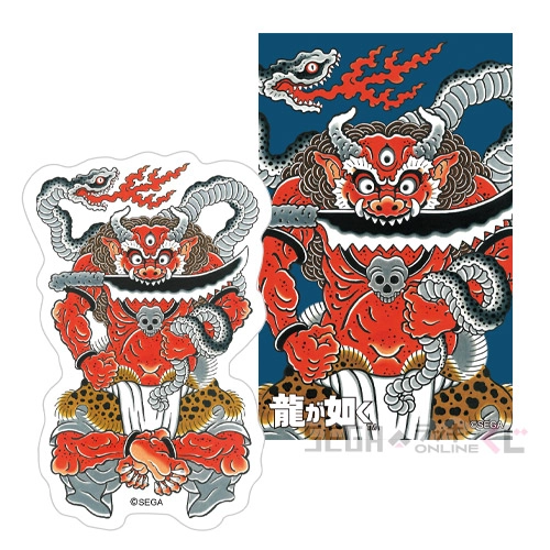 I賞-20 刺青ステッカーセット 獄卒 [全長約8cm]