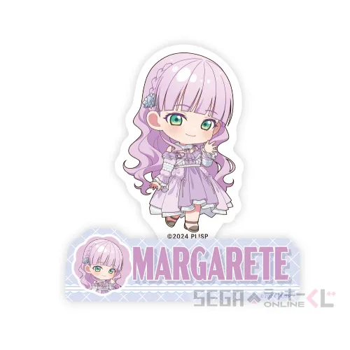 F賞-10 ダイカットステッカー ウィーン・マルガレーテ [全長約7cm]