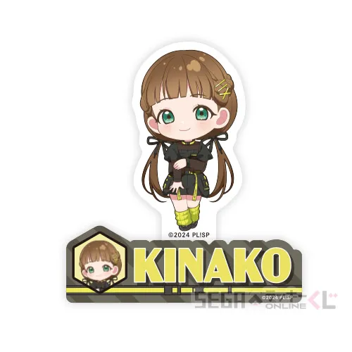 F賞-6 ダイカットステッカー 桜小路 きな子 [全長約7cm]
