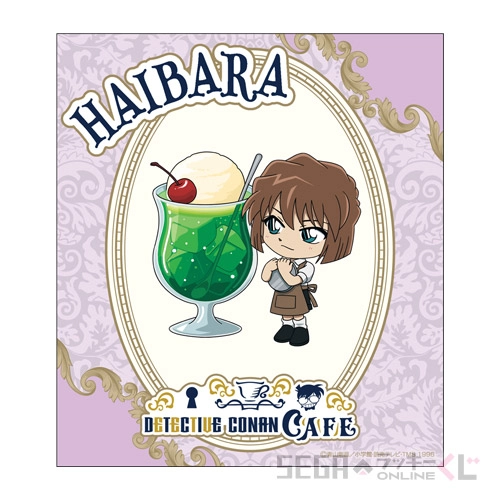 E賞-5 アートパネル 灰原哀 [約14cm×12.5cm]