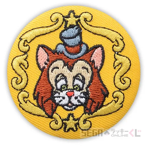D賞-6 刺繍缶バッジ ギデオン [約5cm]