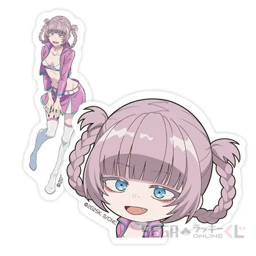 E賞-1 ステッカーセット A [約W2.3~3.2cm×H6.1~6.9cm/約W5~5.9cm×H5cm]