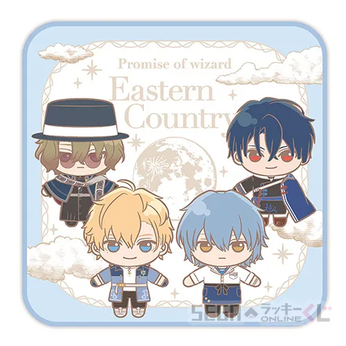 F賞-3 ハンドタオル 東の国 [全長約30×30cm]