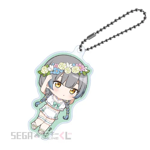 D賞-12 アクリルキーホルダー 水鳥 水花 デフォルメVer. [全長約7~8cm]