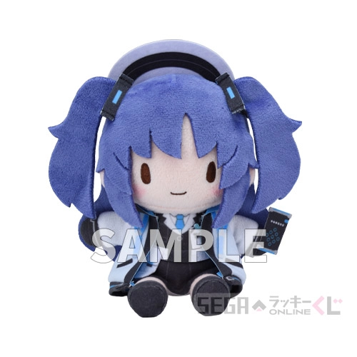 B賞-1 ふわぷち ミニぬいぐるみ ユウカ [全長約12cm]