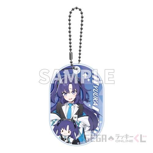 E賞-1 ふわぷち アクリルチャーム ユウカ A [全長約6cm]