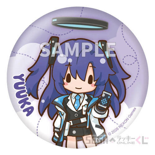 F賞-2 ふわぷち BIG缶バッジ ユウカ B [全長約7.5cm]