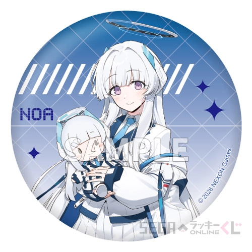 F賞-3 ふわぷち BIG缶バッジ ノア A [全長約7.5cm]