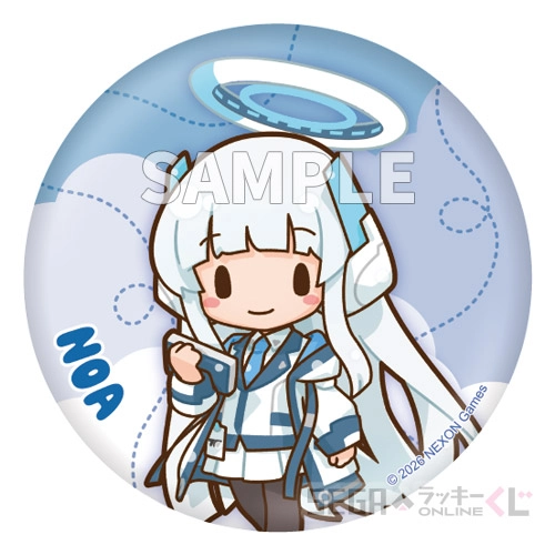 F賞-4 ふわぷち BIG缶バッジ ノア B [全長約7.5cm]