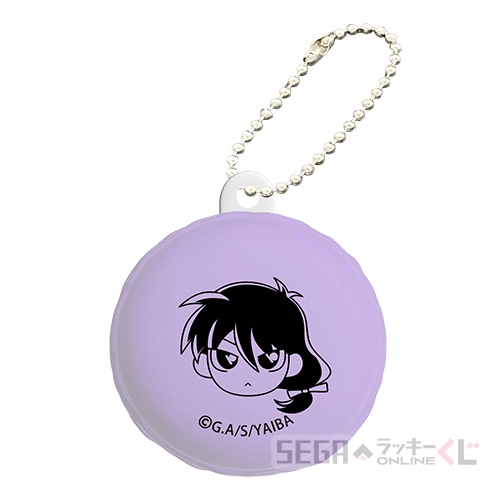 C賞-5 マカロン風マスコットキーチェーン 大和 撫子 [全長約5~5.8cm]