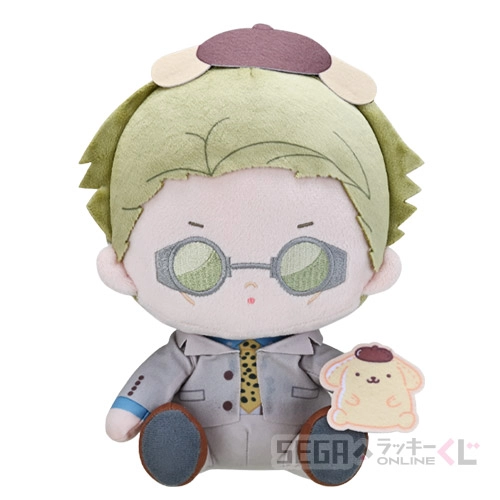 B賞-4 おすわりぬいぐるみ 七海 建人×ポムポムプリン [全長約20cm]