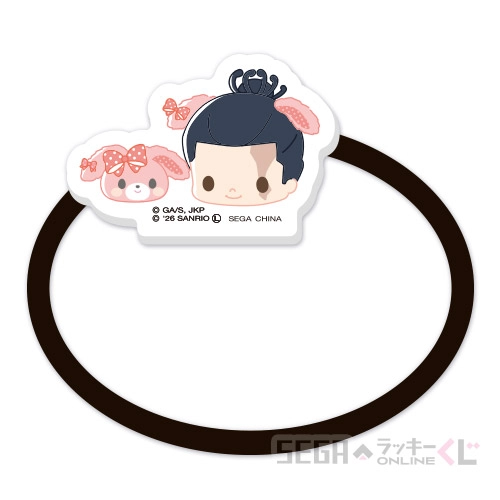 E賞-4 アクリルヘアゴム 東堂 葵×ぼんぼんりぼん [全長約3.5~4cm]
