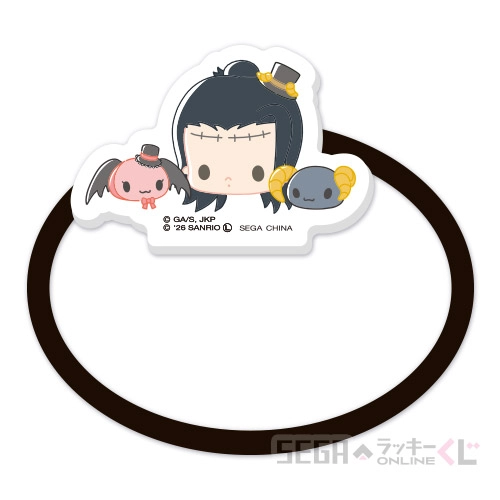 E賞-7 アクリルヘアゴム 夏油 傑×ルロロマニック [全長約3.5~4cm]