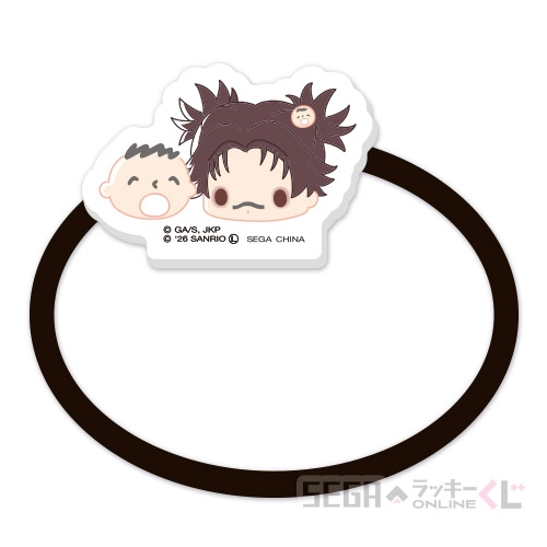 E賞-9 アクリルヘアゴム 脹相×みんなのたあ坊 [全長約3.5~4cm]