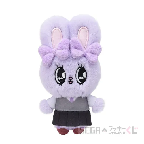 C賞-3 ぬいぐるみマスコット ラベンダーバニー [全長約10~13cm]