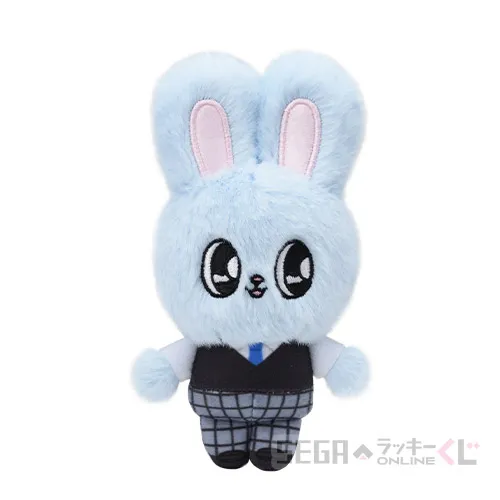 C賞-4 ぬいぐるみマスコット ブルーバニー [全長約10~13cm]