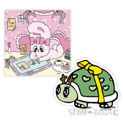 F賞-10 ステッカーセット デザインJ [全長約7cm]