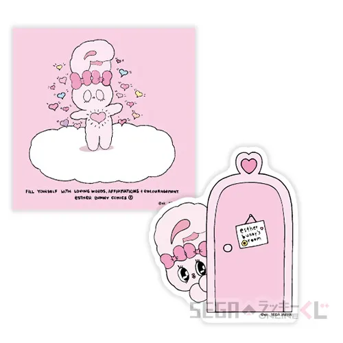 F賞-1 ステッカーセット デザインA [全長約7cm]