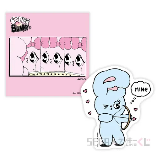 F賞-4 ステッカーセット デザインD [全長約7cm]