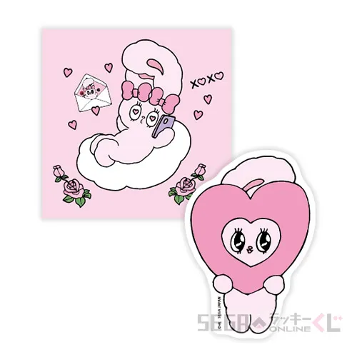 F賞-5 ステッカーセット デザインE [全長約7cm]