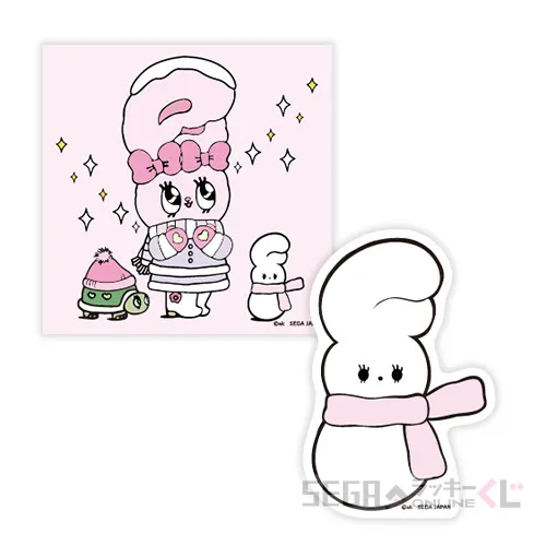 F賞-6 ステッカーセット デザインF [全長約7cm]