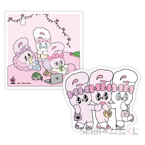 F賞-8 ステッカーセット デザインH [全長約7cm]