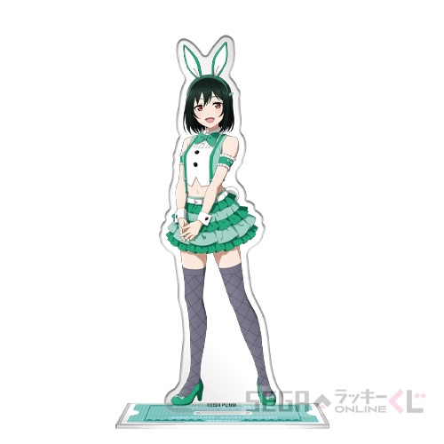 C賞-11 アクリルスタンド 三船 栞子 [全長約12~14.5cm]