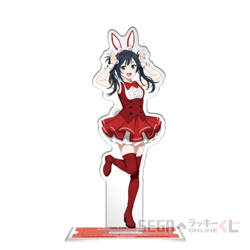 C賞-8 アクリルスタンド 優木 せつ菜 [全長約12~14.5cm]