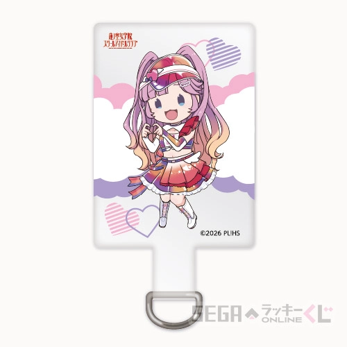 E賞-6 ネックストラップ 安養寺 姫芽 A フォンタブ : 全長約9cm<br>ネックストラップ : 全長約68.5cm