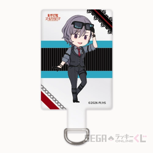 E賞-8 ネックストラップ 桂城 泉 A フォンタブ : 全長約9cm<br>ネックストラップ : 全長約68.5cm