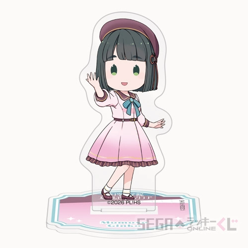 F賞-12 アクリルスタンド 百生 吟子 B 全長約7cm