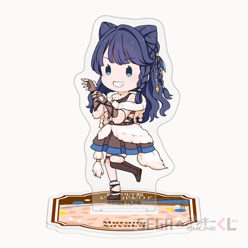 F賞-2 アクリルスタンド 村野 さやか A 全長約7cm