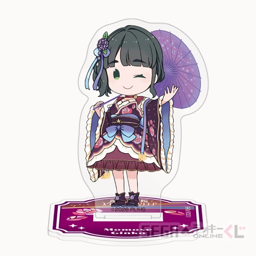 F賞-4 アクリルスタンド 百生 吟子 A 全長約7cm