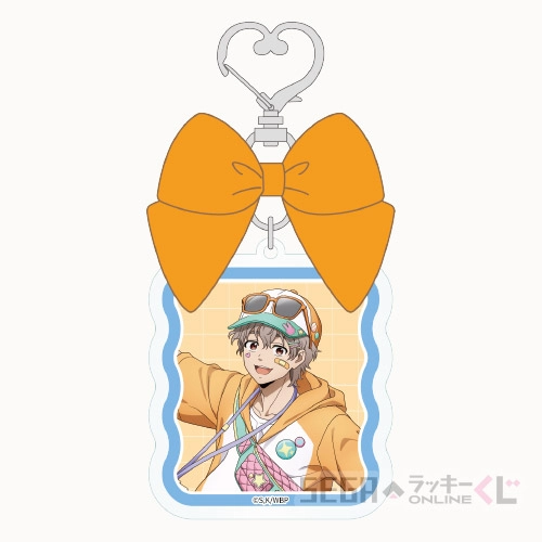 E賞-5 アクリルキーホルダー 兎耳山 丁子 A 全長約6cm