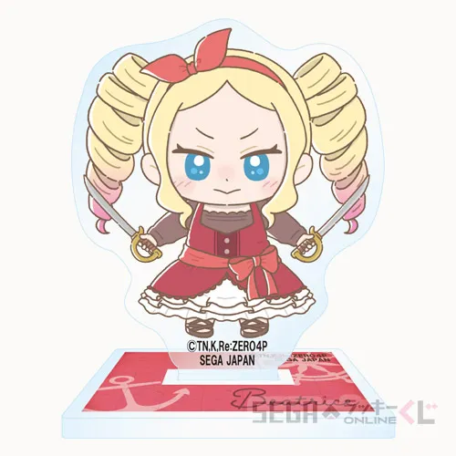 E賞-5 アクリルスタンド ベアトリス 全長約5cm