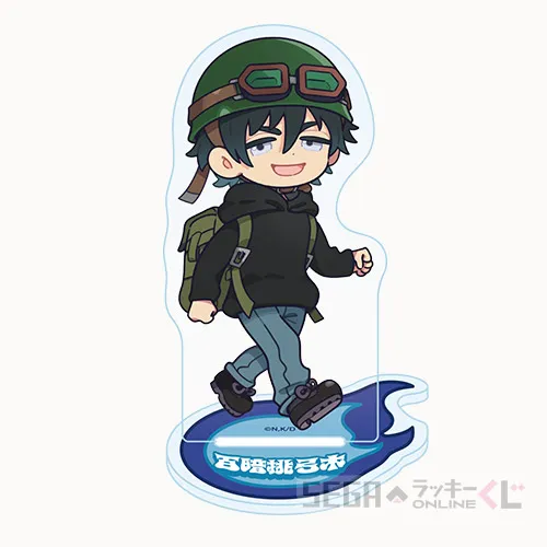 E賞-2 アクリルスタンド 百暗桃弓木 B 全長約5～7cm