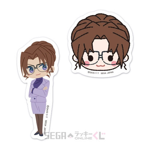 G賞-10 ステッカーセット 妃英理 [全長約3.5~6.5cm]