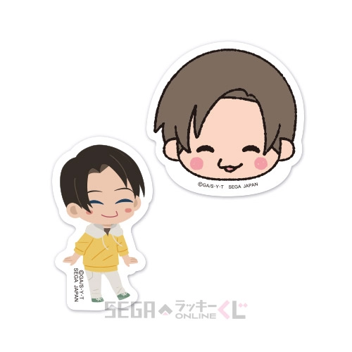 G賞-15 ステッカーセット 山村ミサオ [全長約3.5~6.5cm]