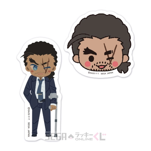 G賞-17 ステッカーセット 大和敢助 [全長約3.5~6.5cm]