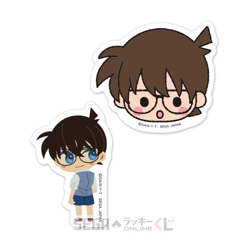 G賞-1 ステッカーセット 江戸川コナン [全長約3.5~6.5cm]