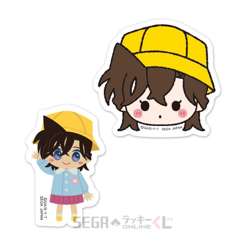 G賞-5 ステッカーセット 毛利蘭 [全長約3.5~6.5cm]