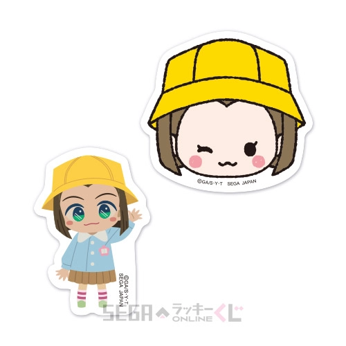 G賞-6 ステッカーセット 鈴木園子 [全長約3.5~6.5cm]