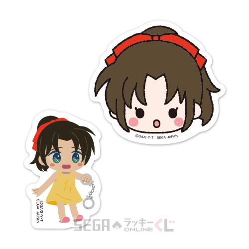 G賞-7 ステッカーセット 遠山和葉 [全長約3.5~6.5cm]