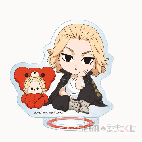 E賞-2 アクリルスタンド 佐野 万次郎 全長約4.5cm